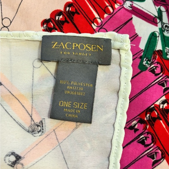 NWOT 2010 Zac Posen for Target Giant Scarf - Picture 4 of 7